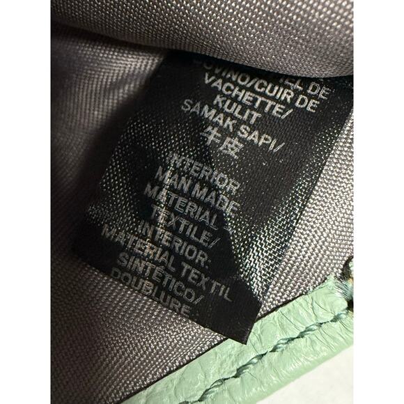 Fossil Light Green Pebbled Card Wallet - Picture 7 of 11